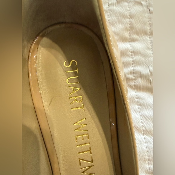 STUART WEITZMAN Stuart Power 50MM Patent Leather Pumps size 8 - Picture 12 of 14